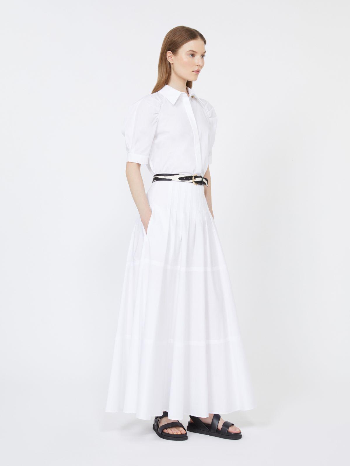 Long cotton poplin skirt by MAX MARA