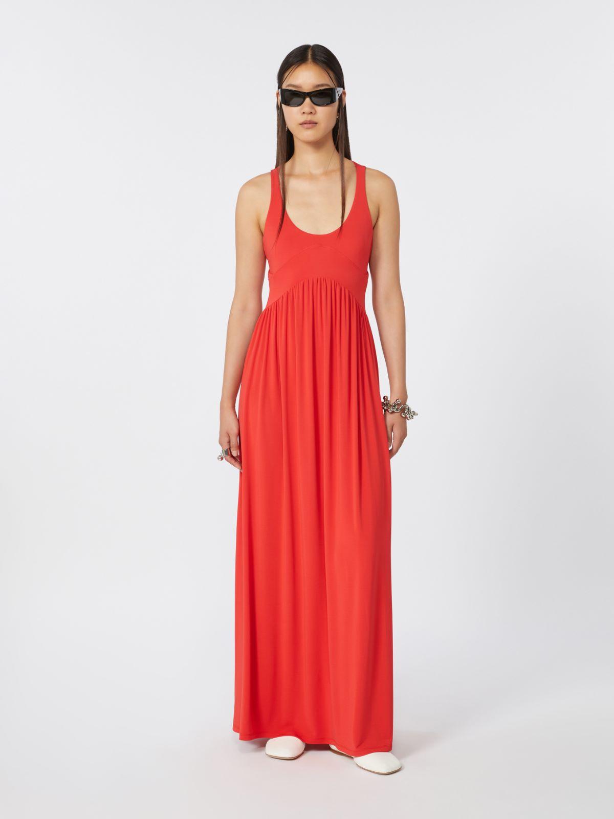Long crepe jersey dress by MAX MARA