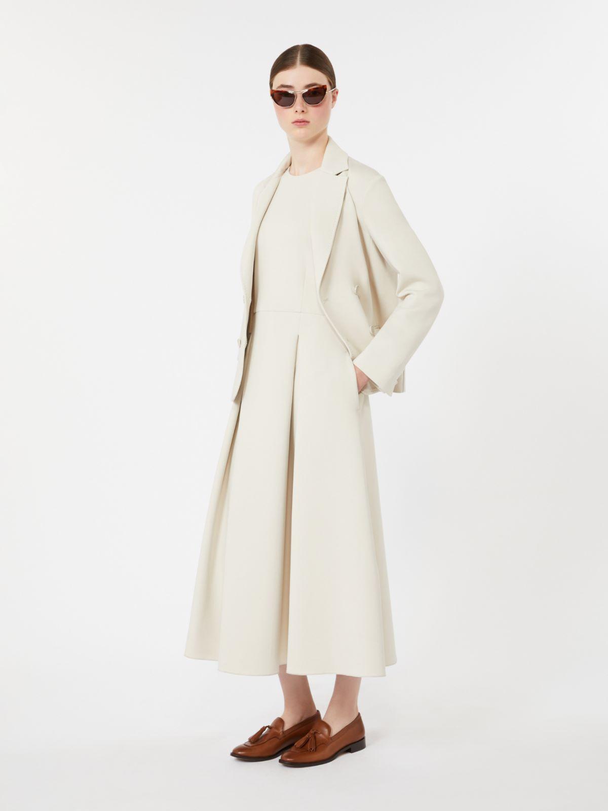 Long flared scuba jersey dress by MAX MARA