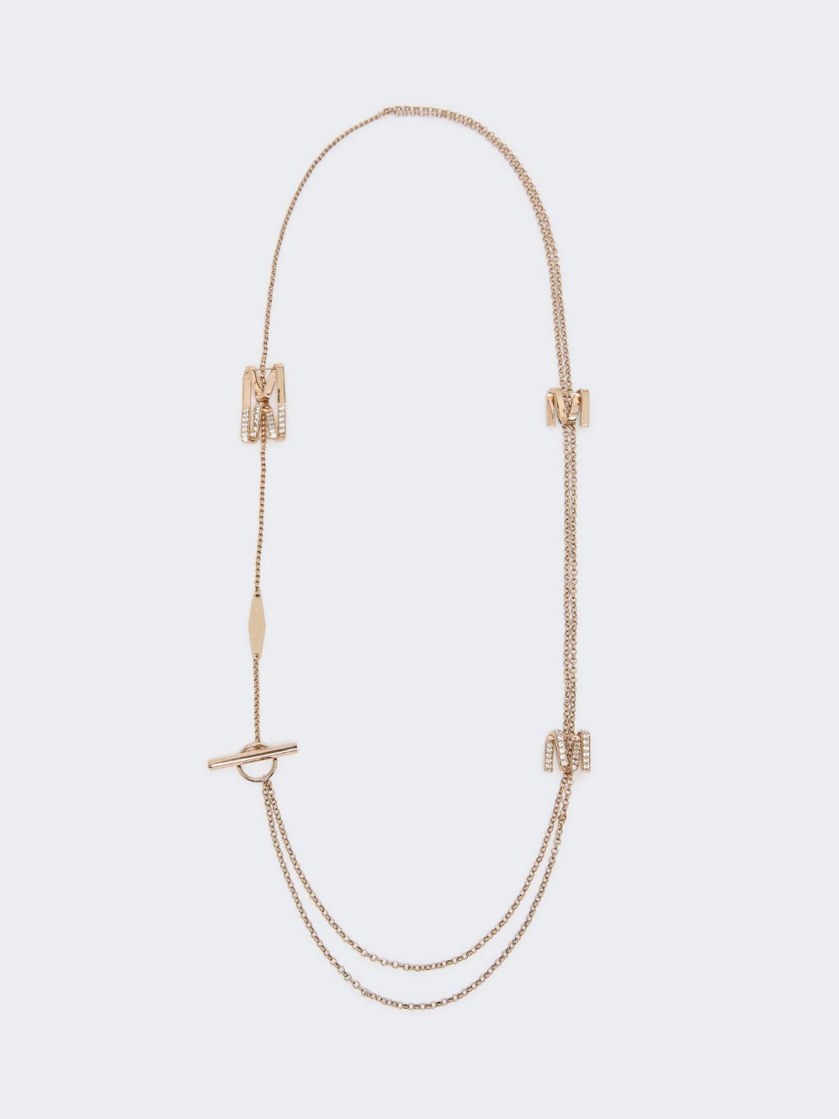Long necklace with Monogram details by MAX MARA