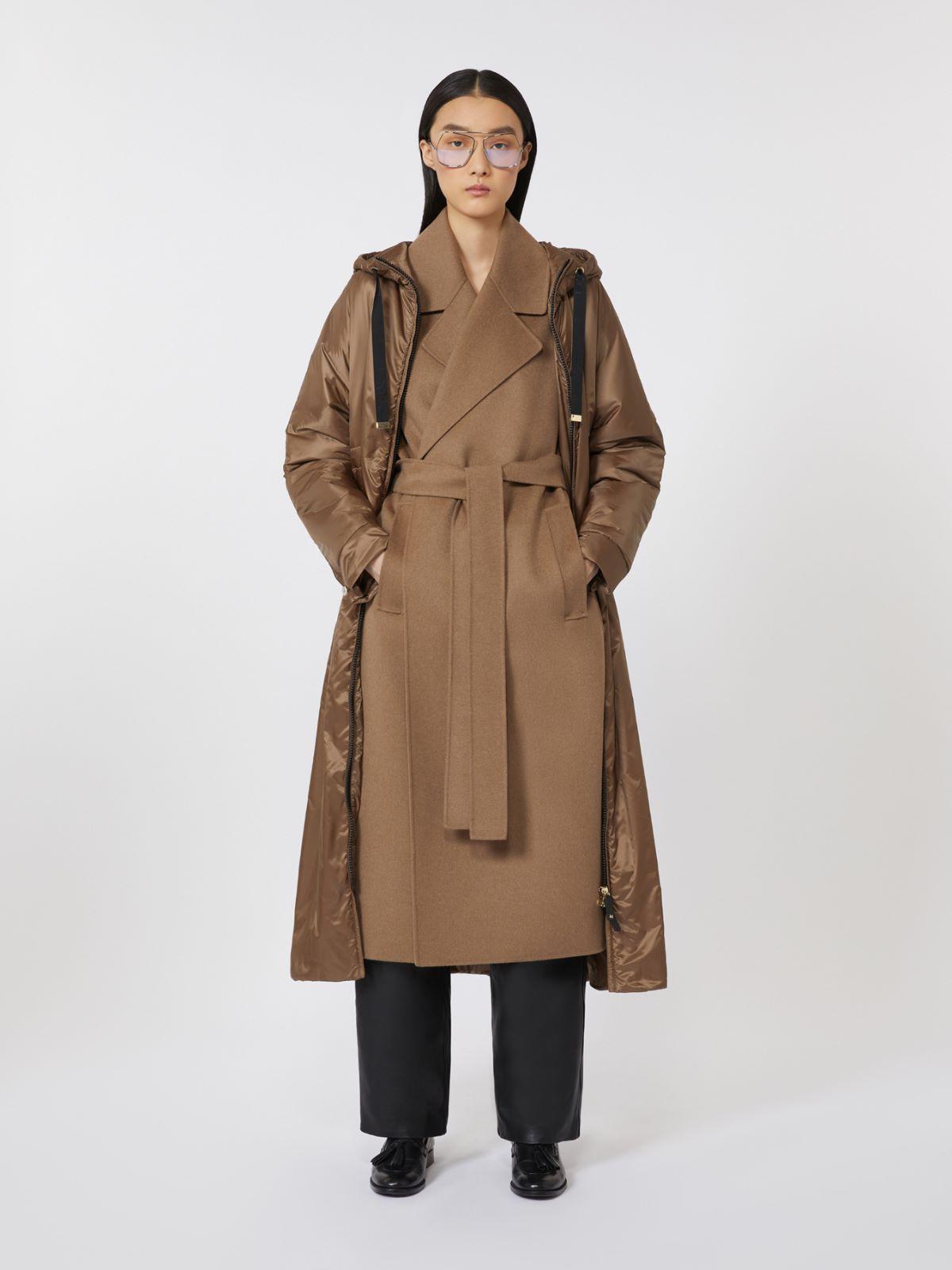 Long water-repellent canvas padded parka by MAX MARA