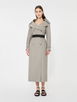 Long water-repellent cotton twill trench coat by MAX MARA