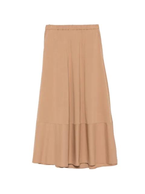 Lribes elasticated-waist panelled midi skirt by MAX MARA