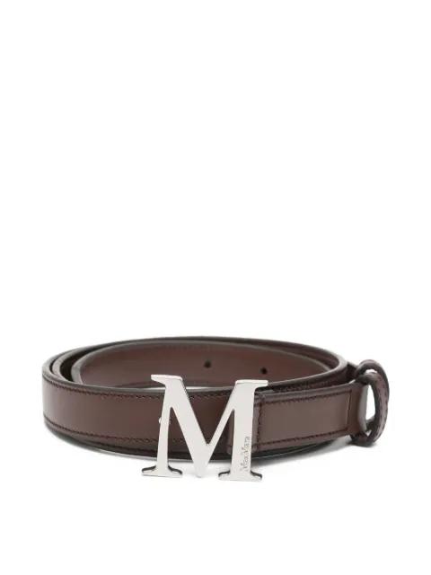 'M' buckle belt by MAX MARA