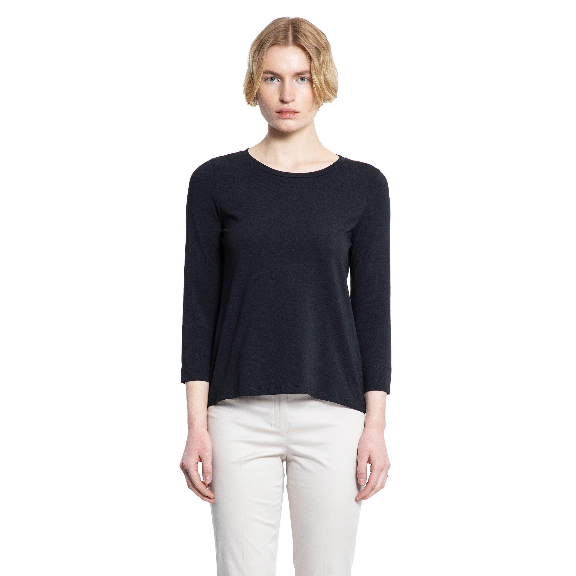 MAX MARA WOMAN BLUE T-SHIRT& TANK TOPS by MAX MARA