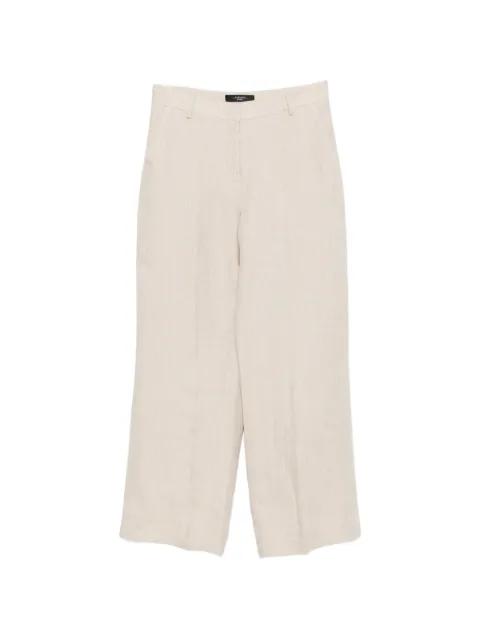 Malizia pressed-crease pallazo pants by MAX MARA