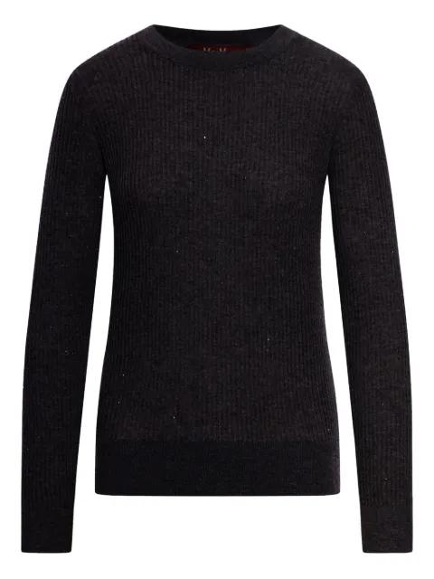 Marabu ribbed sequin-embellished sweater by MAX MARA