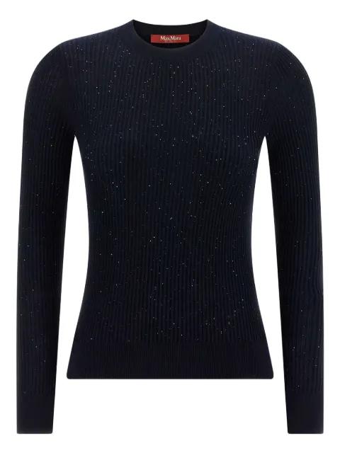 Marabu sequin-embellished sweater by MAX MARA