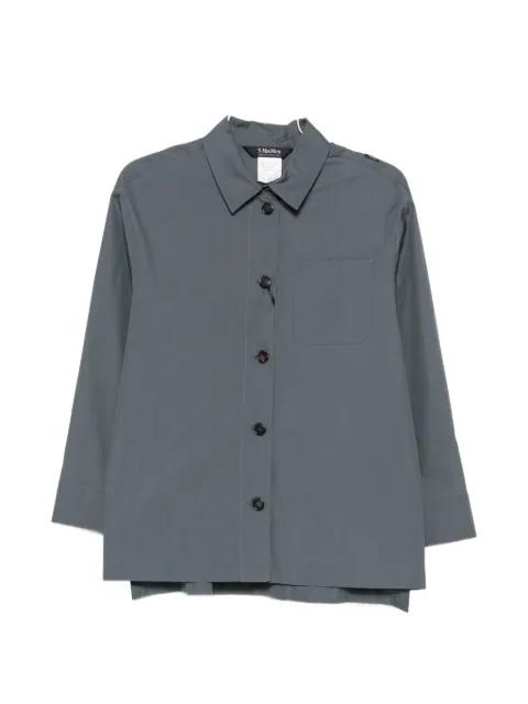 Marianne button-up patch-pocket shirt by MAX MARA