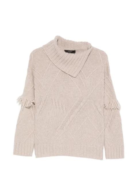 Mastro fringed sweater by MAX MARA