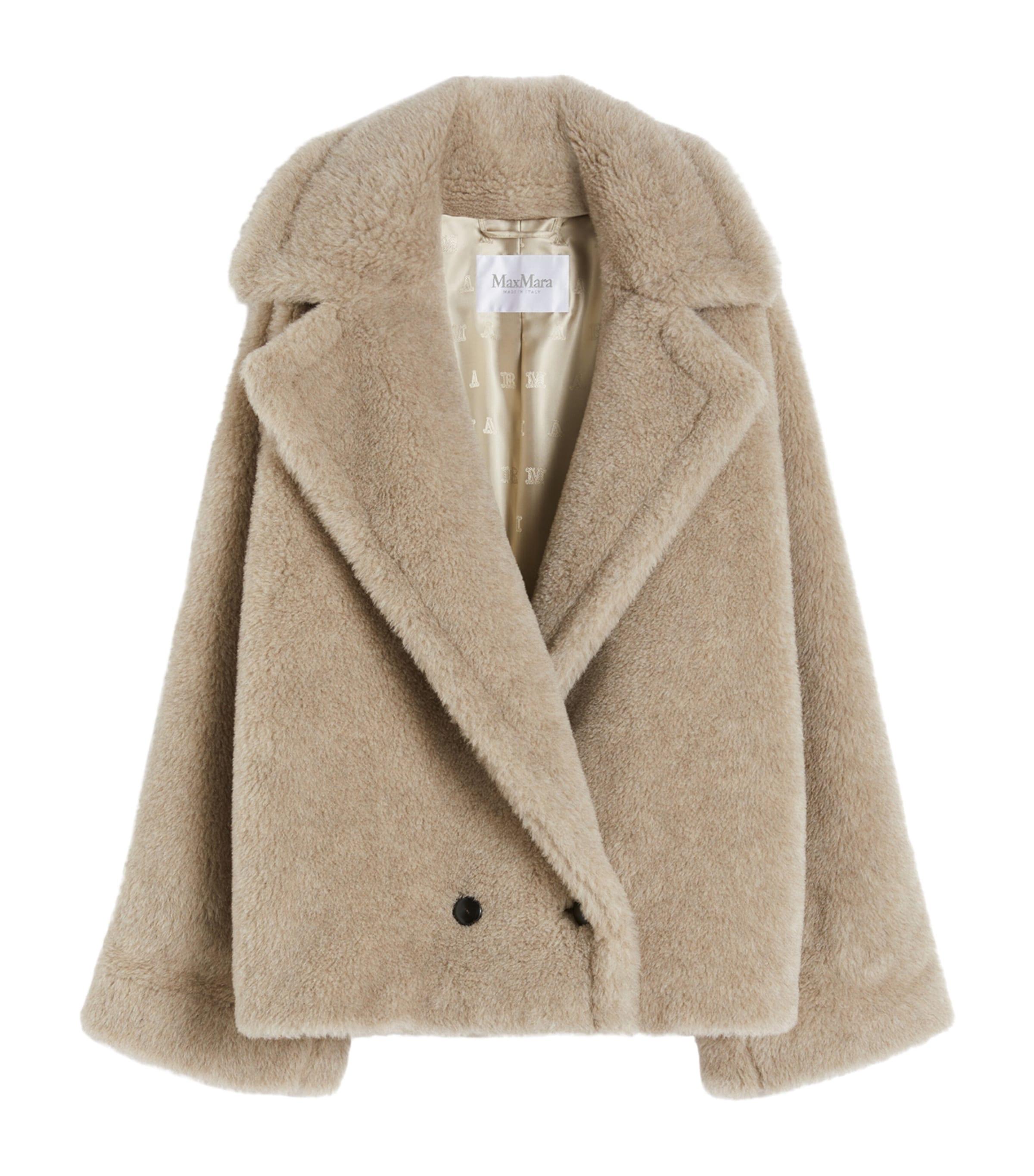 Max Mara Alpaca-Cashmere-Silk Teddy Jacket by MAX MARA