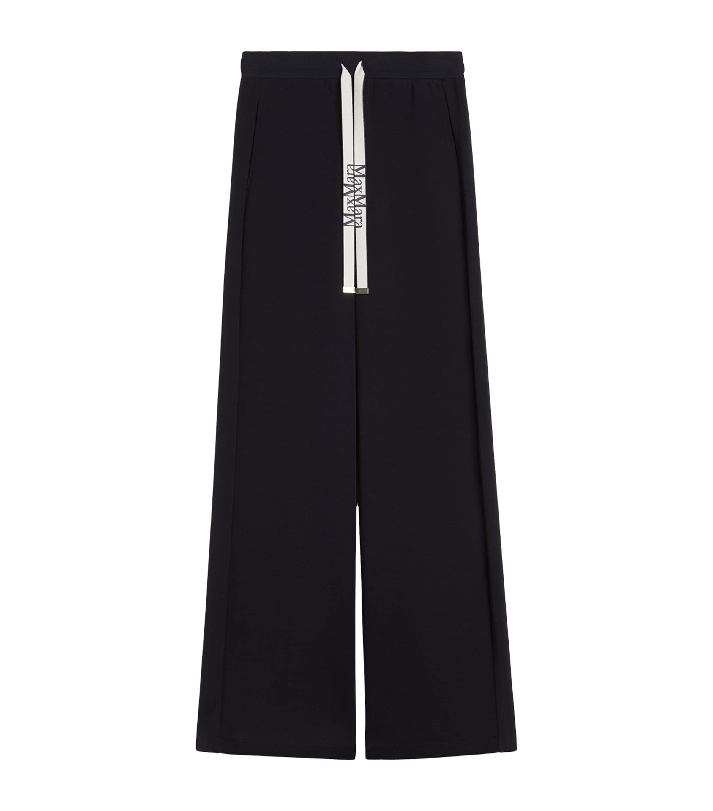 Max Mara Cotton-Blend Straight Sweatpants by MAX MARA