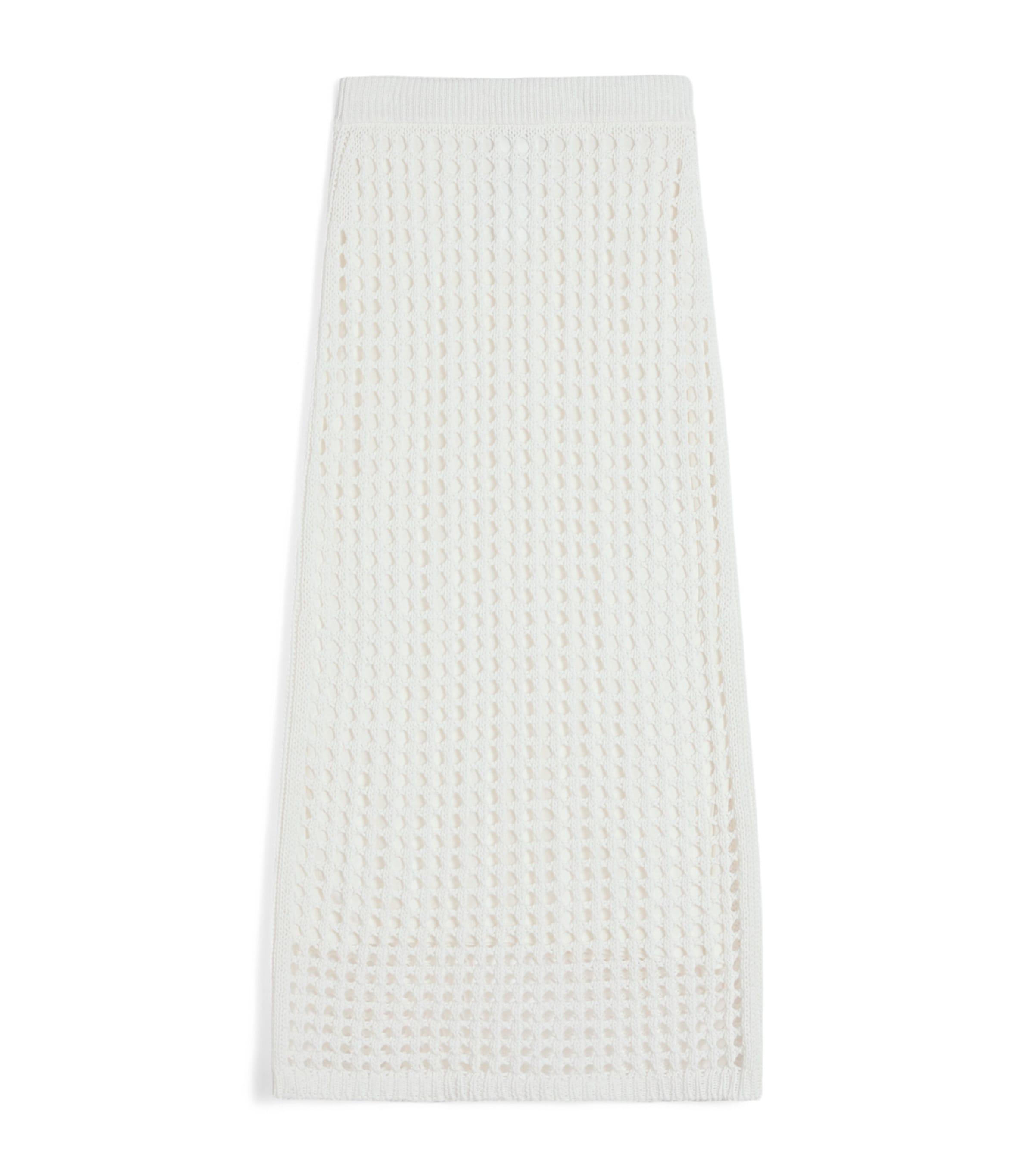Max Mara Cotton Knit Midi Skirt by MAX MARA