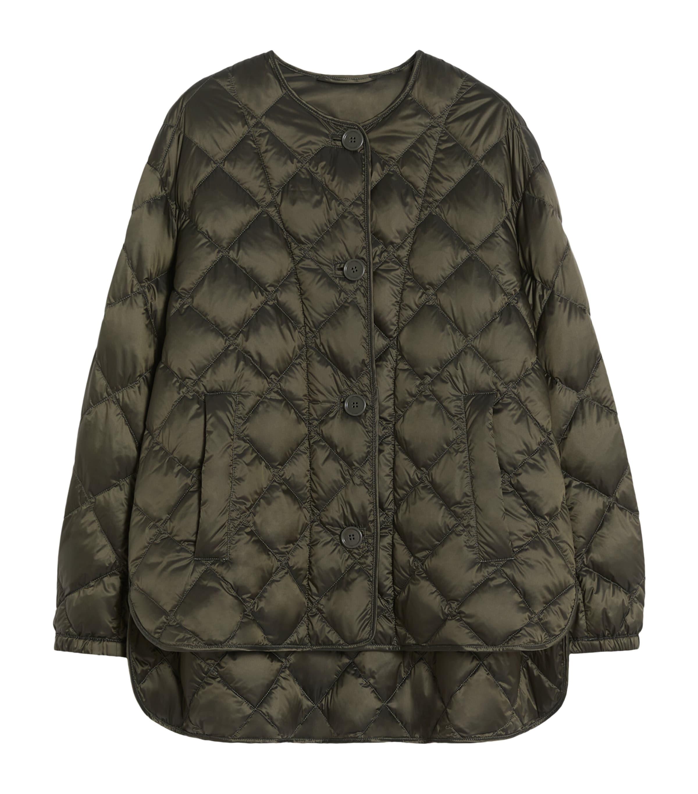 Max Mara Down Diamond-Quilted Jacket by MAX MARA