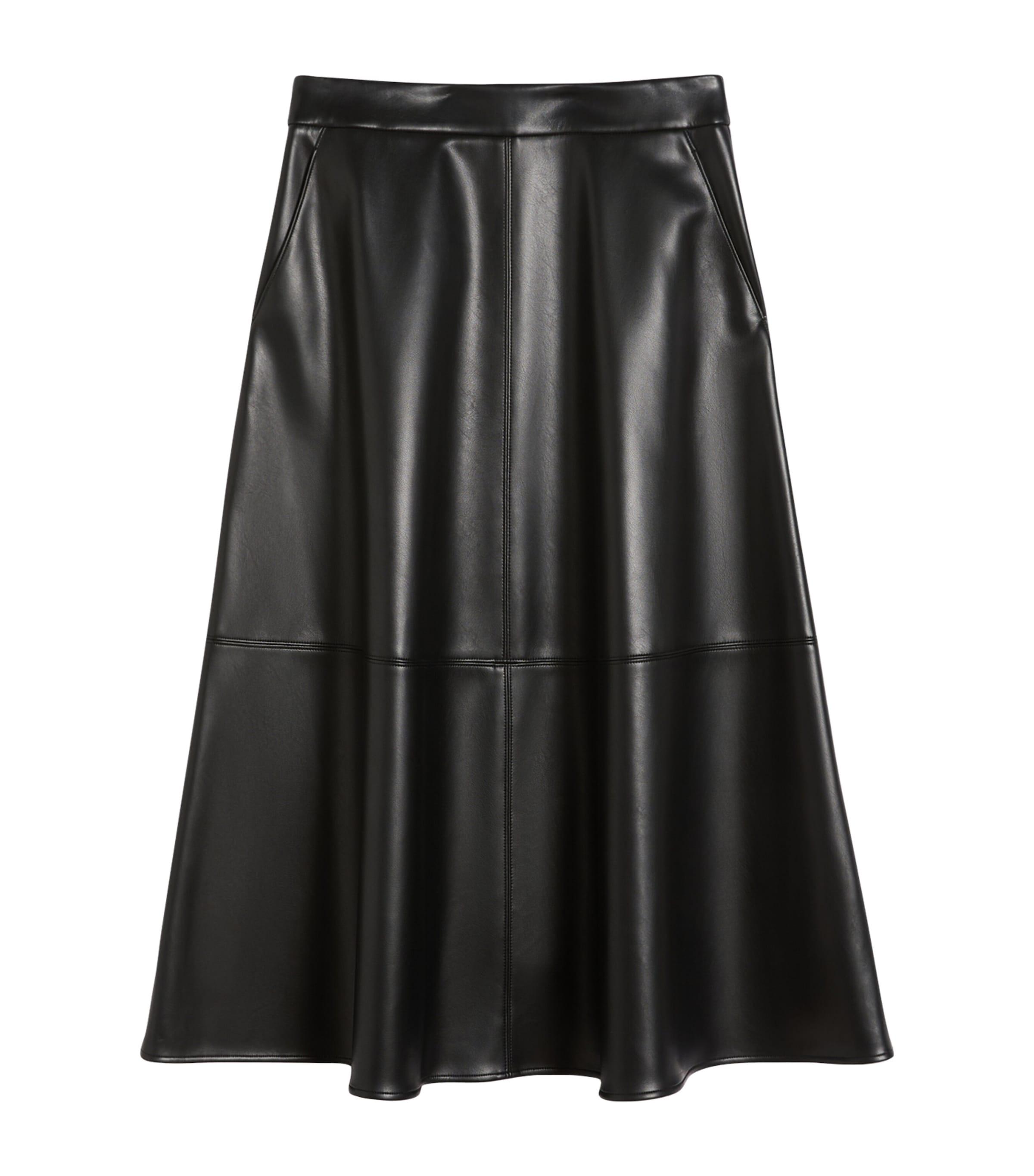 Max Mara Faux Leather Midi Skirt by MAX MARA