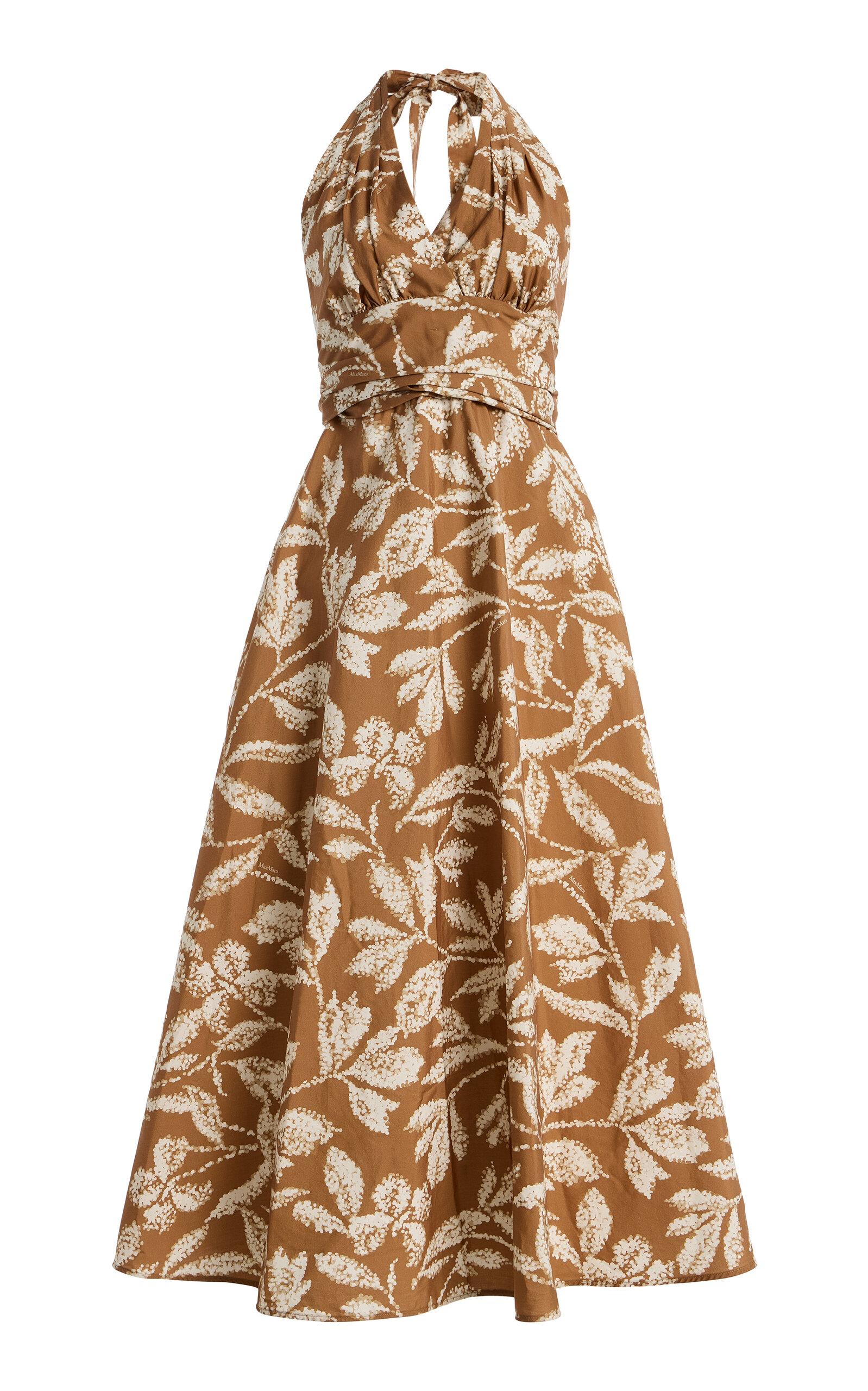 Max Mara Fit-and-Flare Cotton Poplin Dress - Moda Operandi by MAX MARA