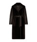 Max Mara Leather-Shearling Belted Longline Coat by MAX MARA Max Mara Leather-Shearling Belted Longline Coat by MAX MARA
