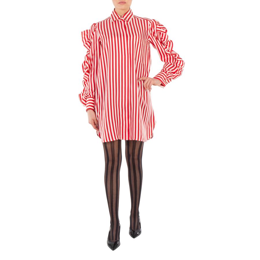 Max Mara Manna Striped Silk Shirt Dress by MAX MARA