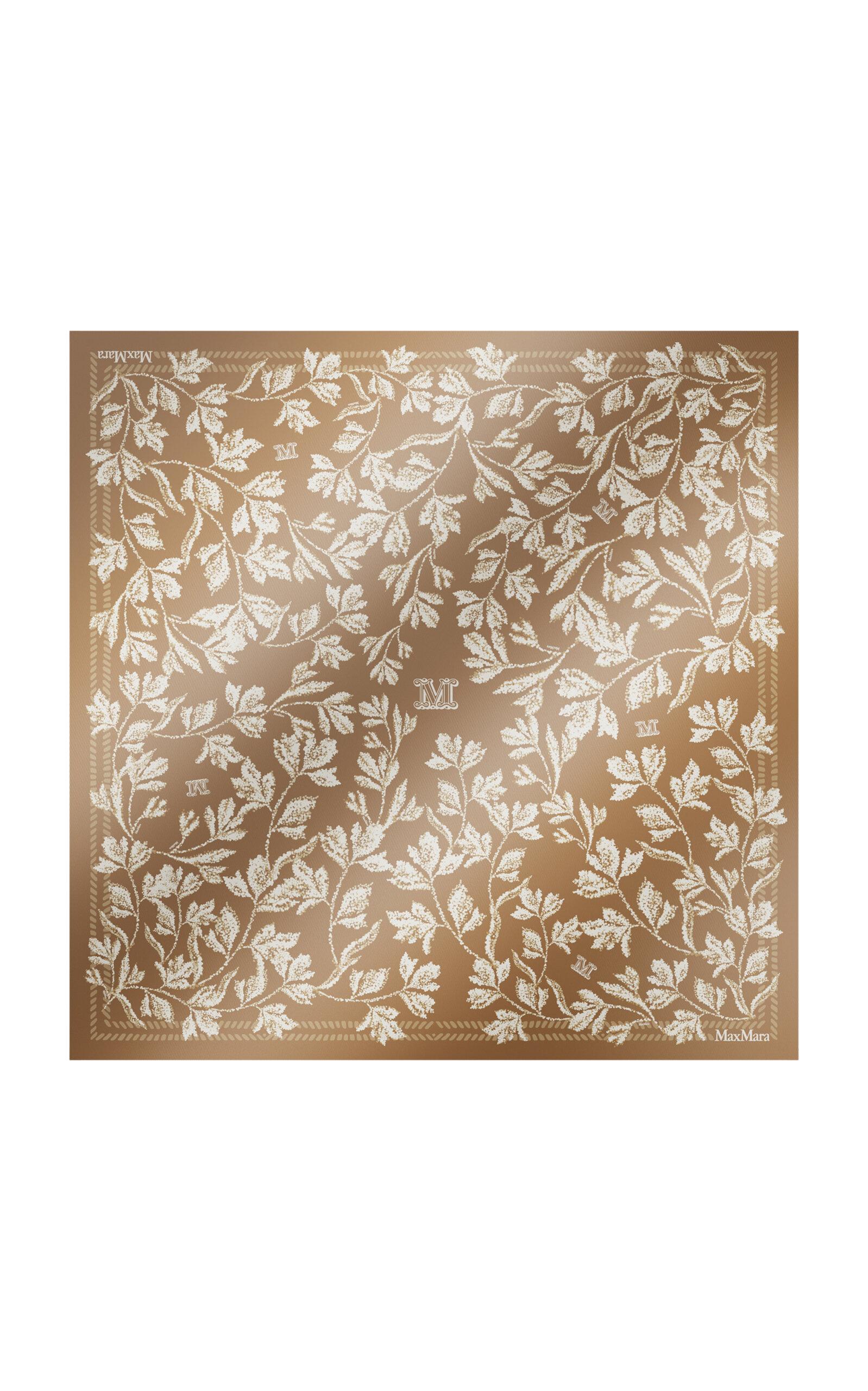 Max Mara Printed Silk Twill Oversized Scarf - Moda Operandi by MAX MARA