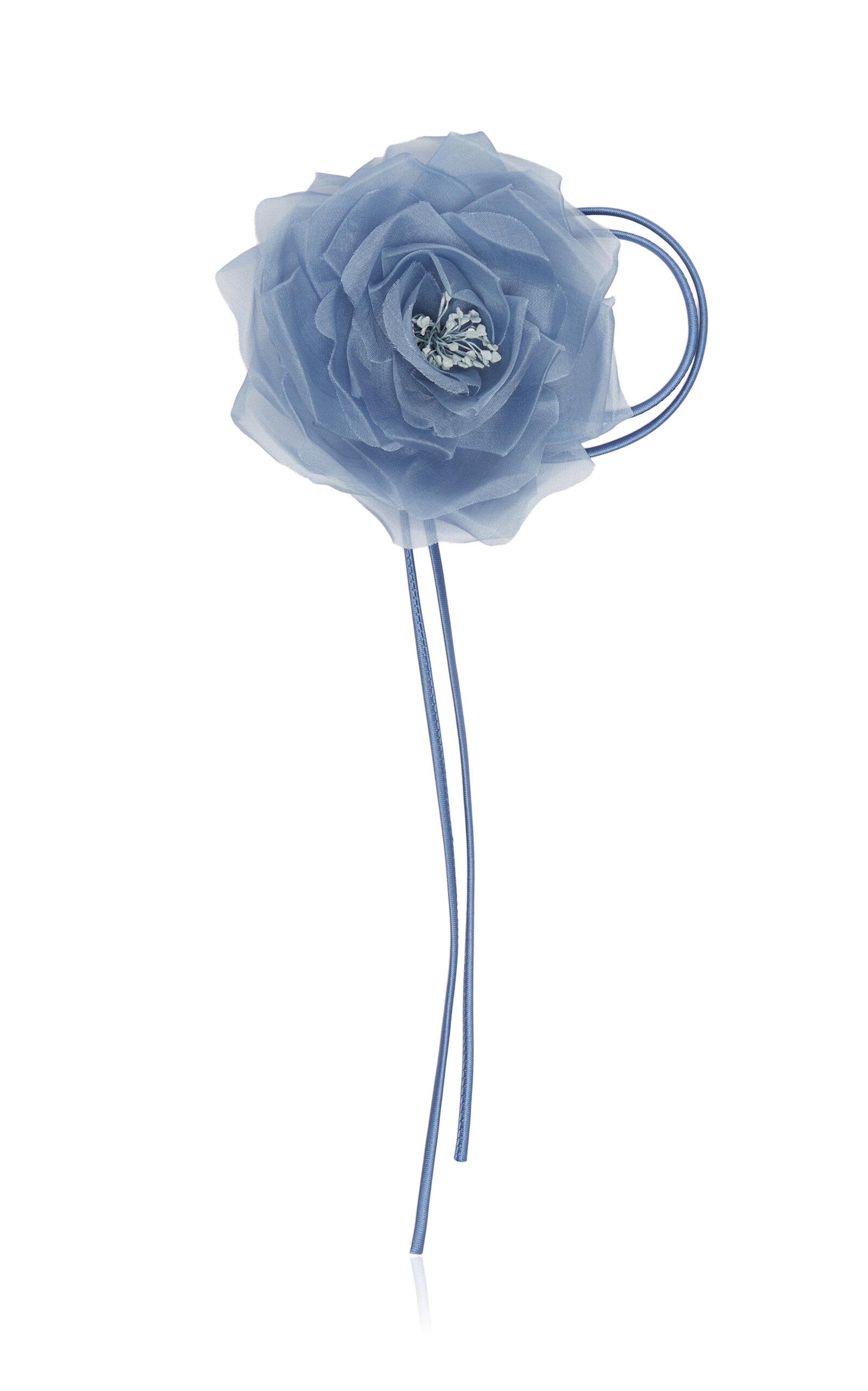 Max Mara Silk Chiffon Flower Brooch - Moda Operandi by MAX MARA
