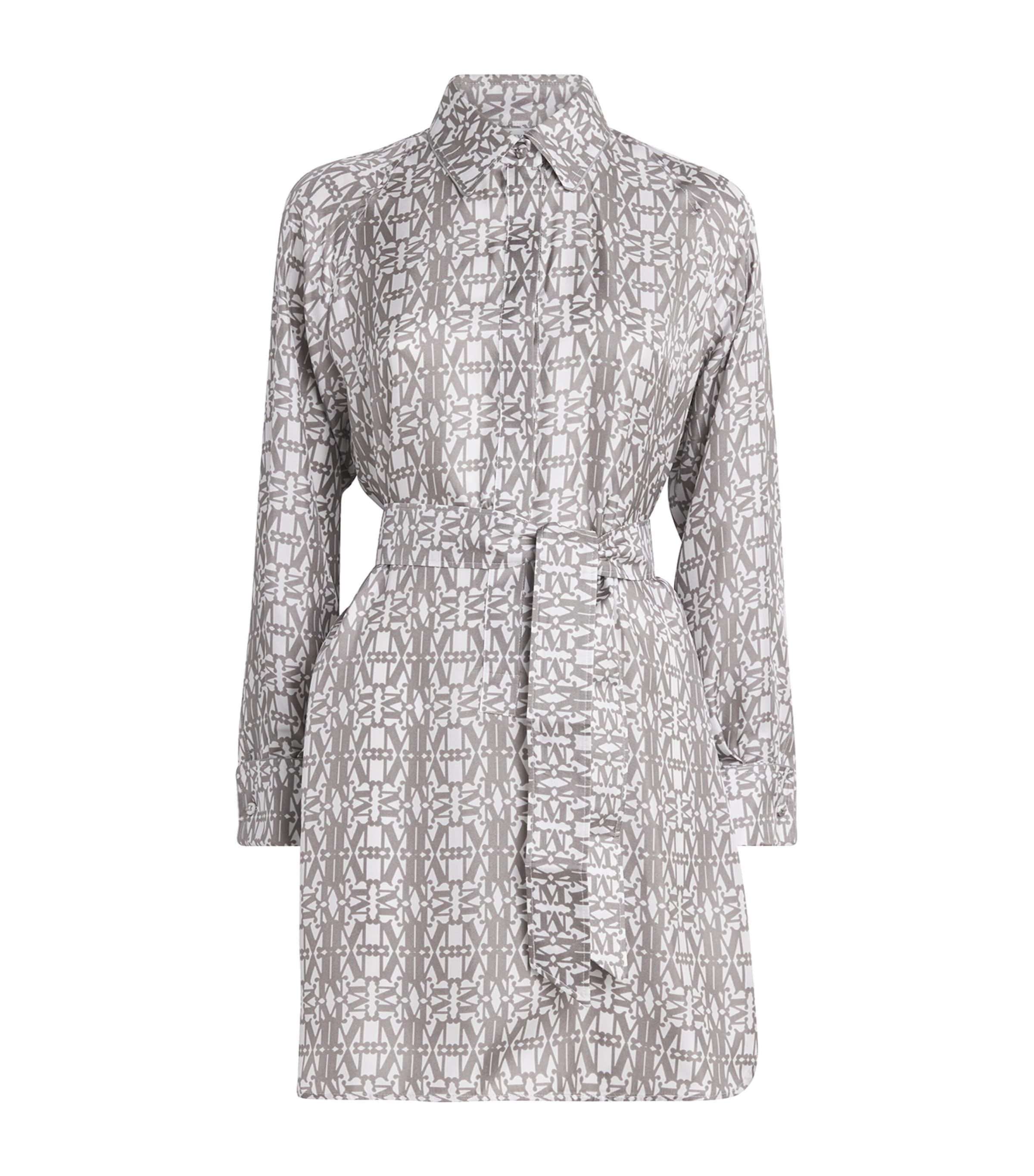 Max Mara Silk Monogram Mini Dress by MAX MARA