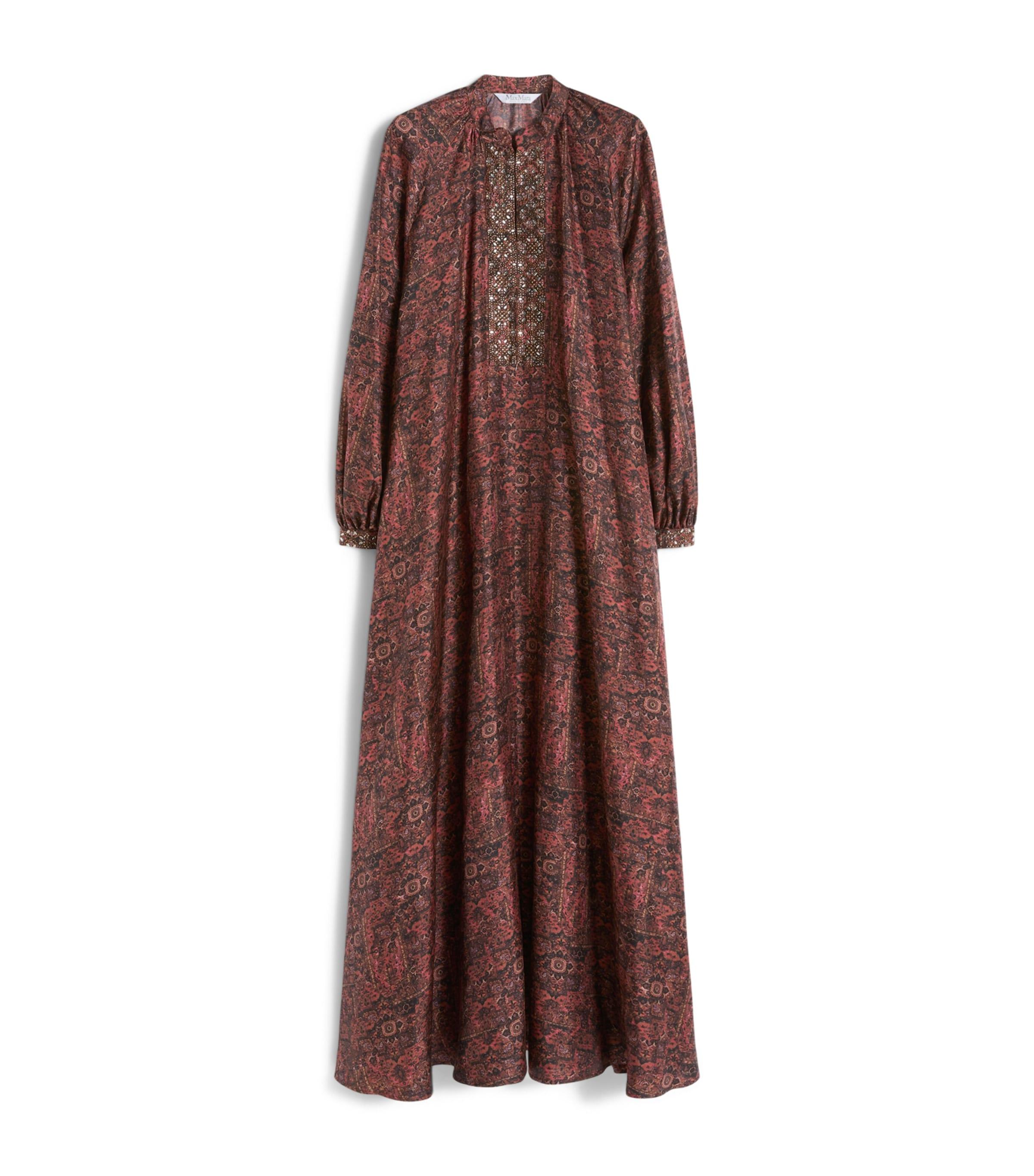 Max Mara Silk Printed Maxi Dress by MAX MARA