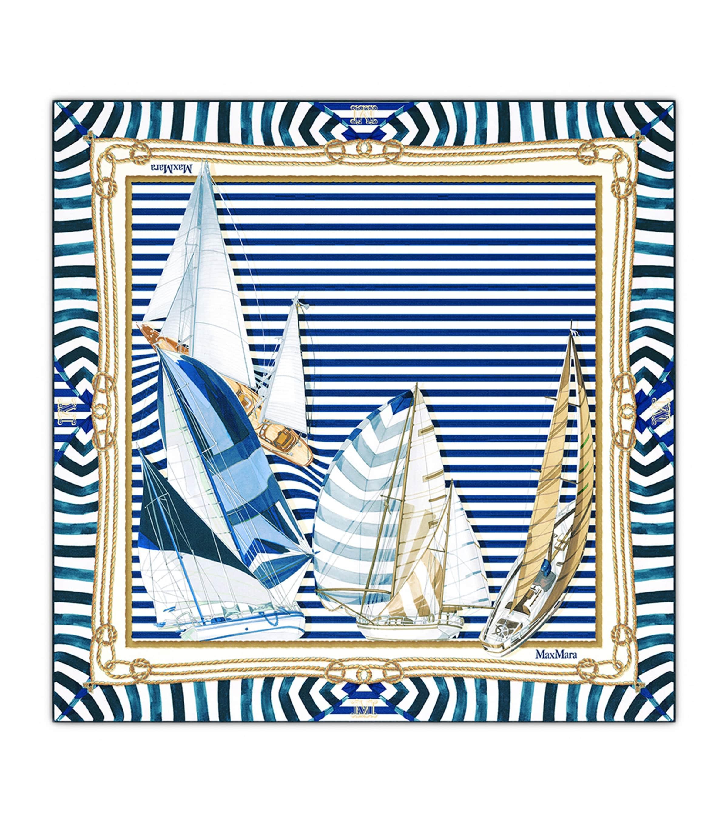 Max Mara Silk Printed Scarf by MAX MARA
