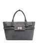 Max Mara Suede Margaux Top-Handle Bag by MAX MARA Max Mara Suede Margaux Top-Handle Bag by MAX MARA