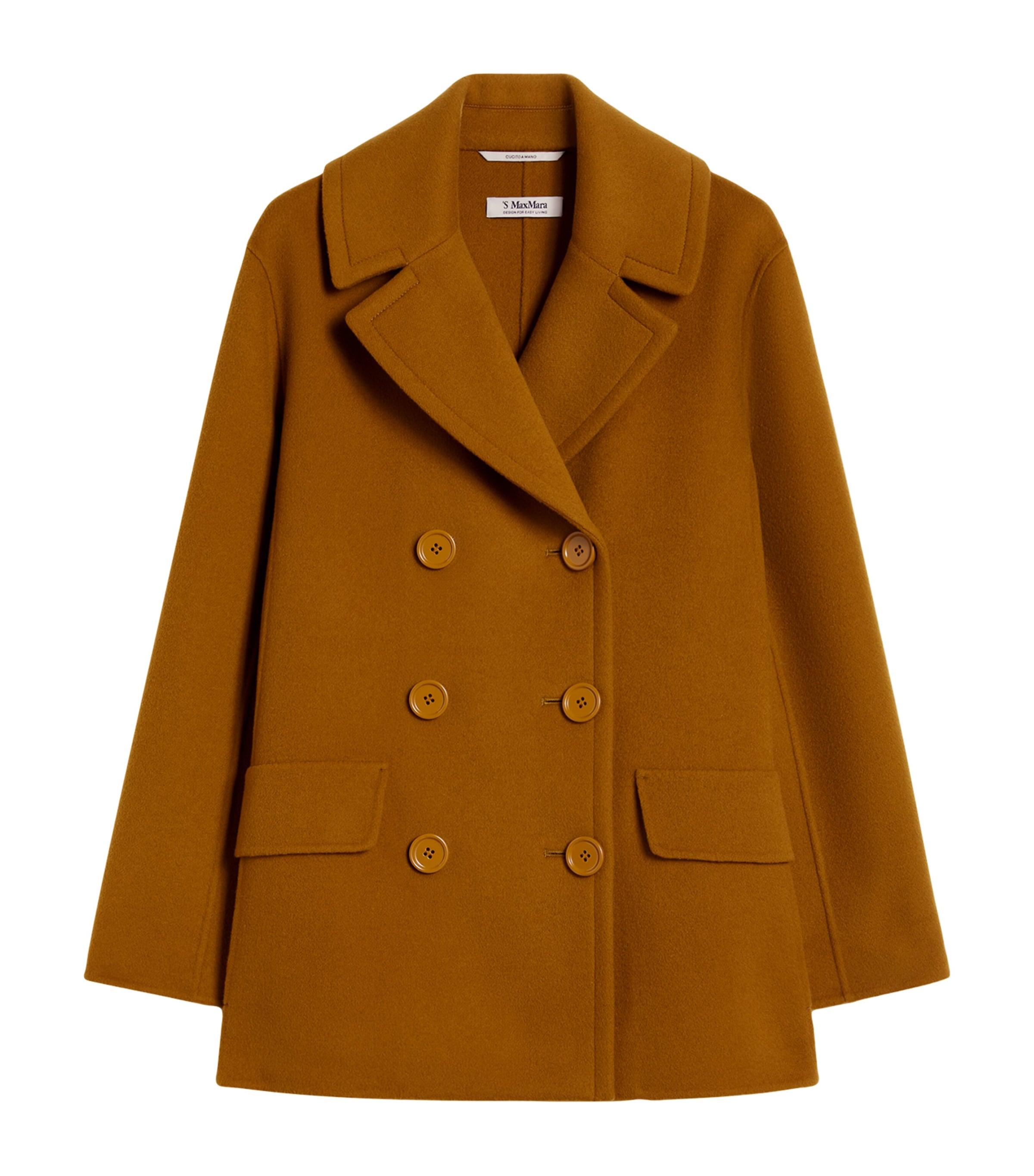 Max Mara Virgin Wool Double-Breasted Coat by MAX MARA