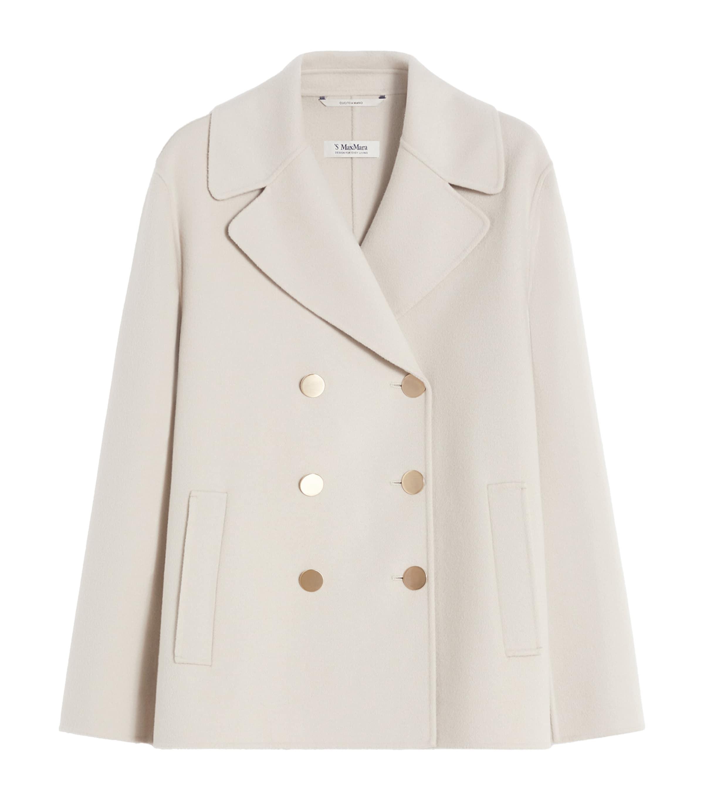 Max Mara Virgin Wool Double-Breasted Coat by MAX MARA