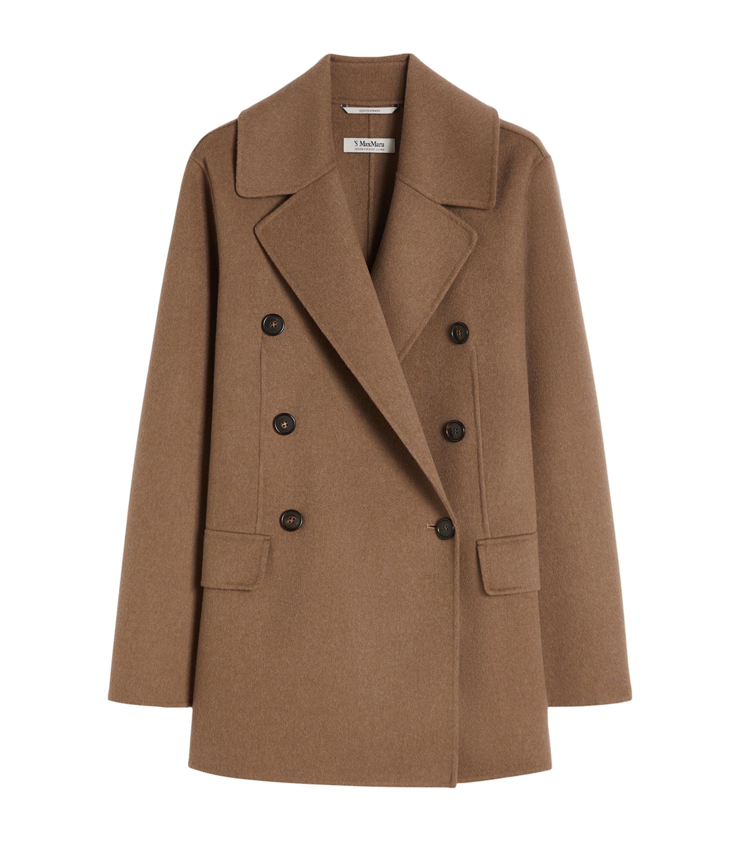 Max Mara Virgin Wool Double-Breasted Coat by MAX MARA