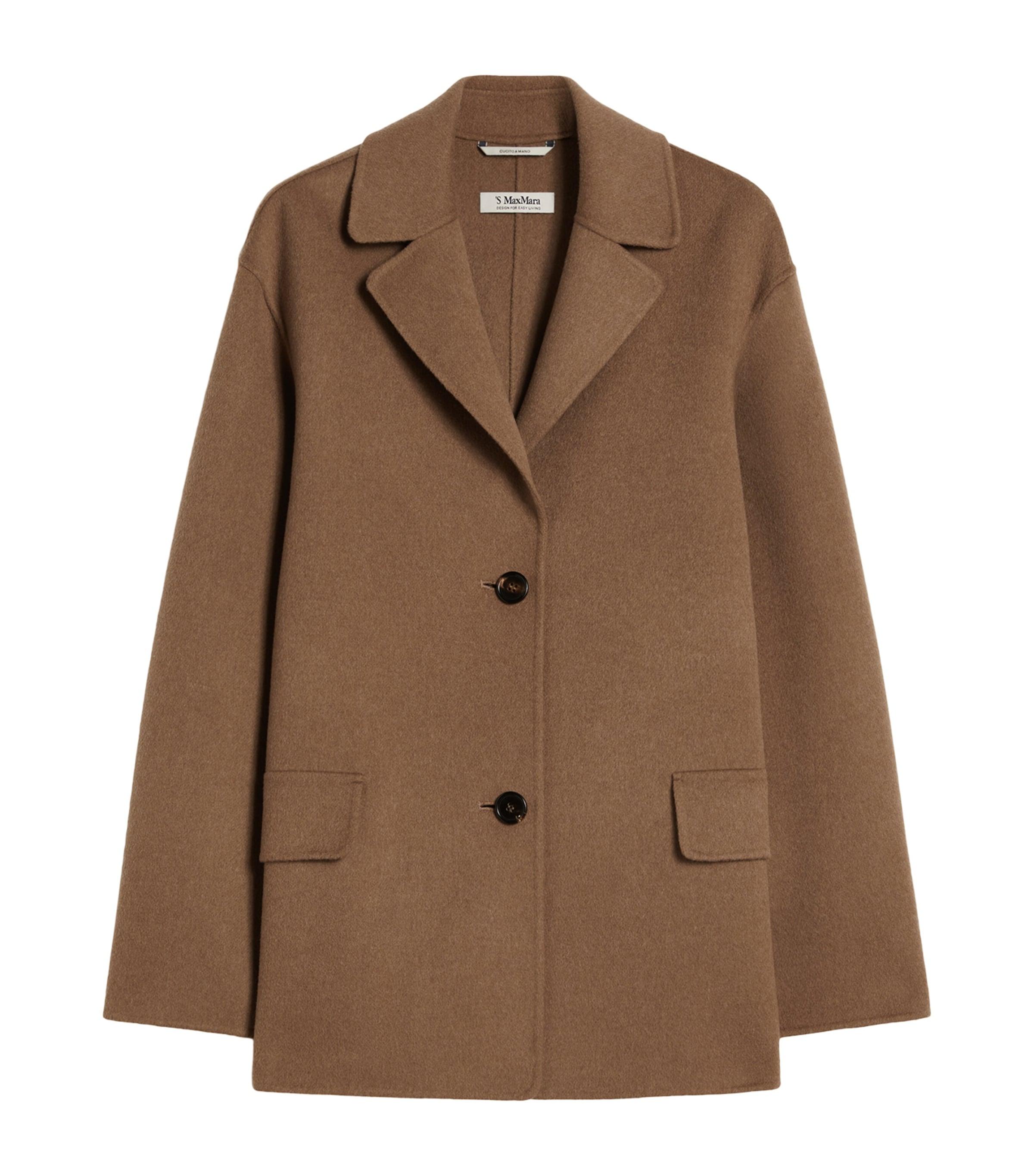 Max Mara Virgin Wool Single-Breasted Coat by MAX MARA