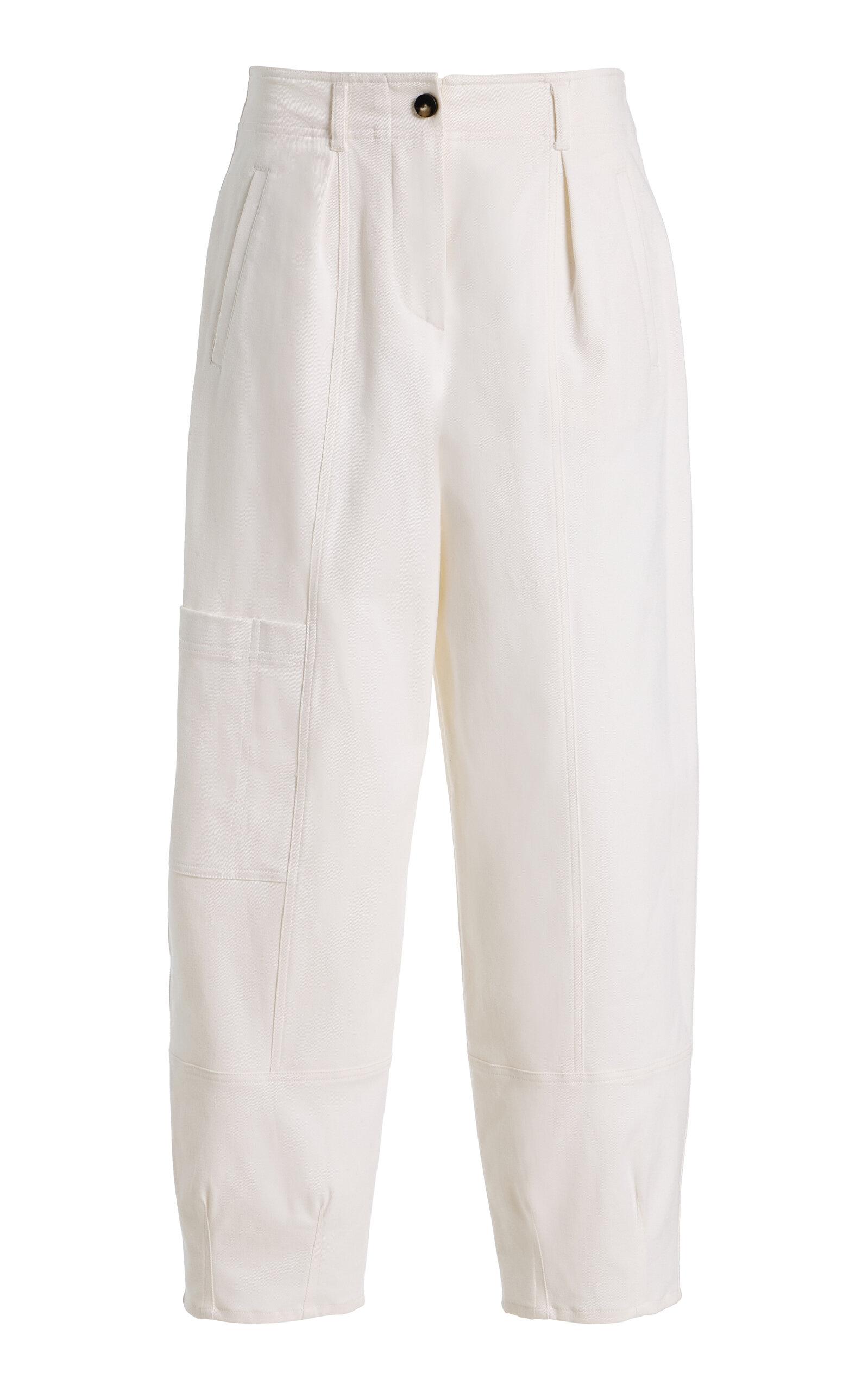 Max Mara Washed Stretch Denim Wide-Leg Trousers - Moda Operandi by MAX MARA
