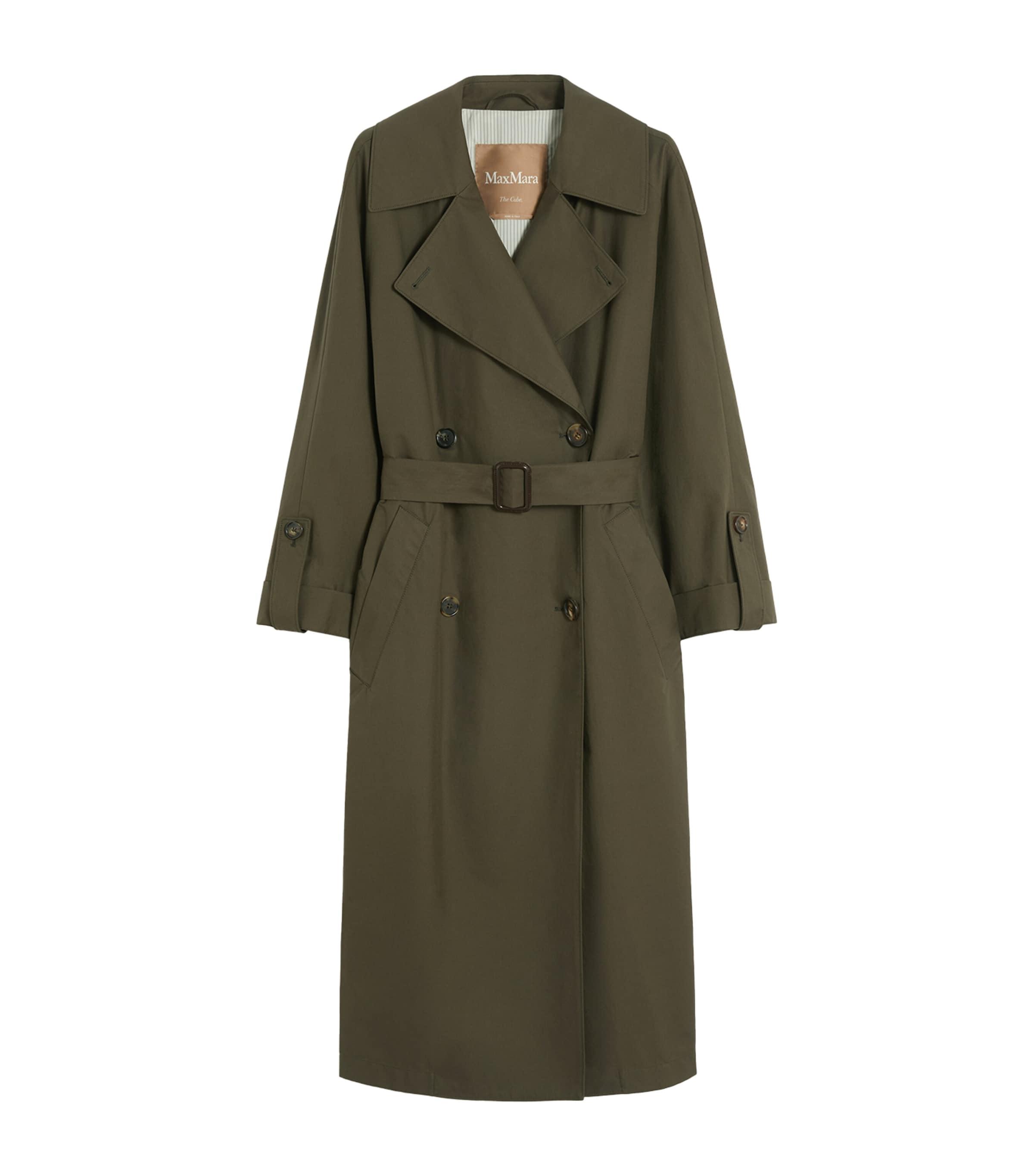 Max Mara Water-Repellent Gabardine Trench Coat by MAX MARA