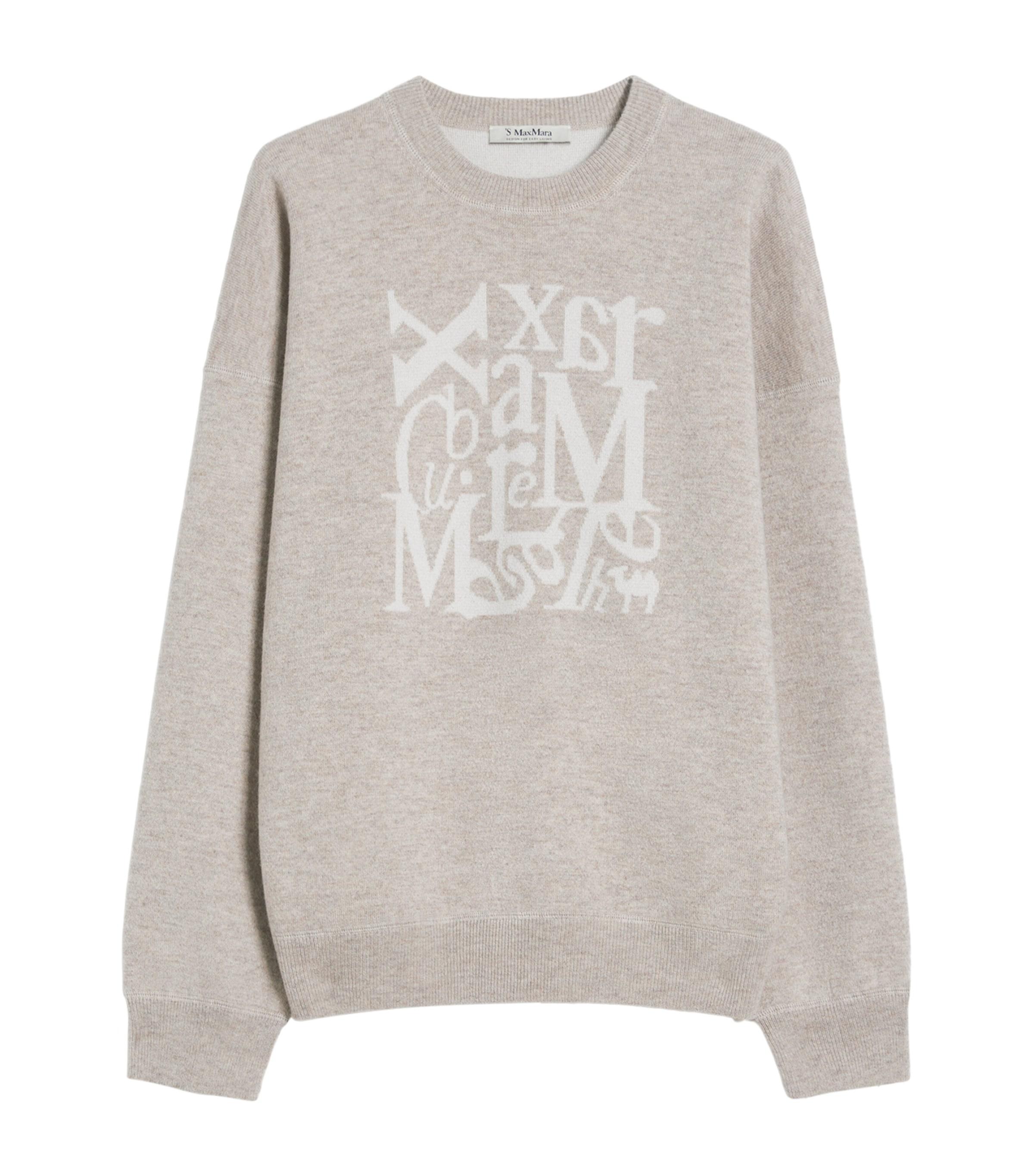 Max Mara Wool-Blend Logo Sweater by MAX MARA
