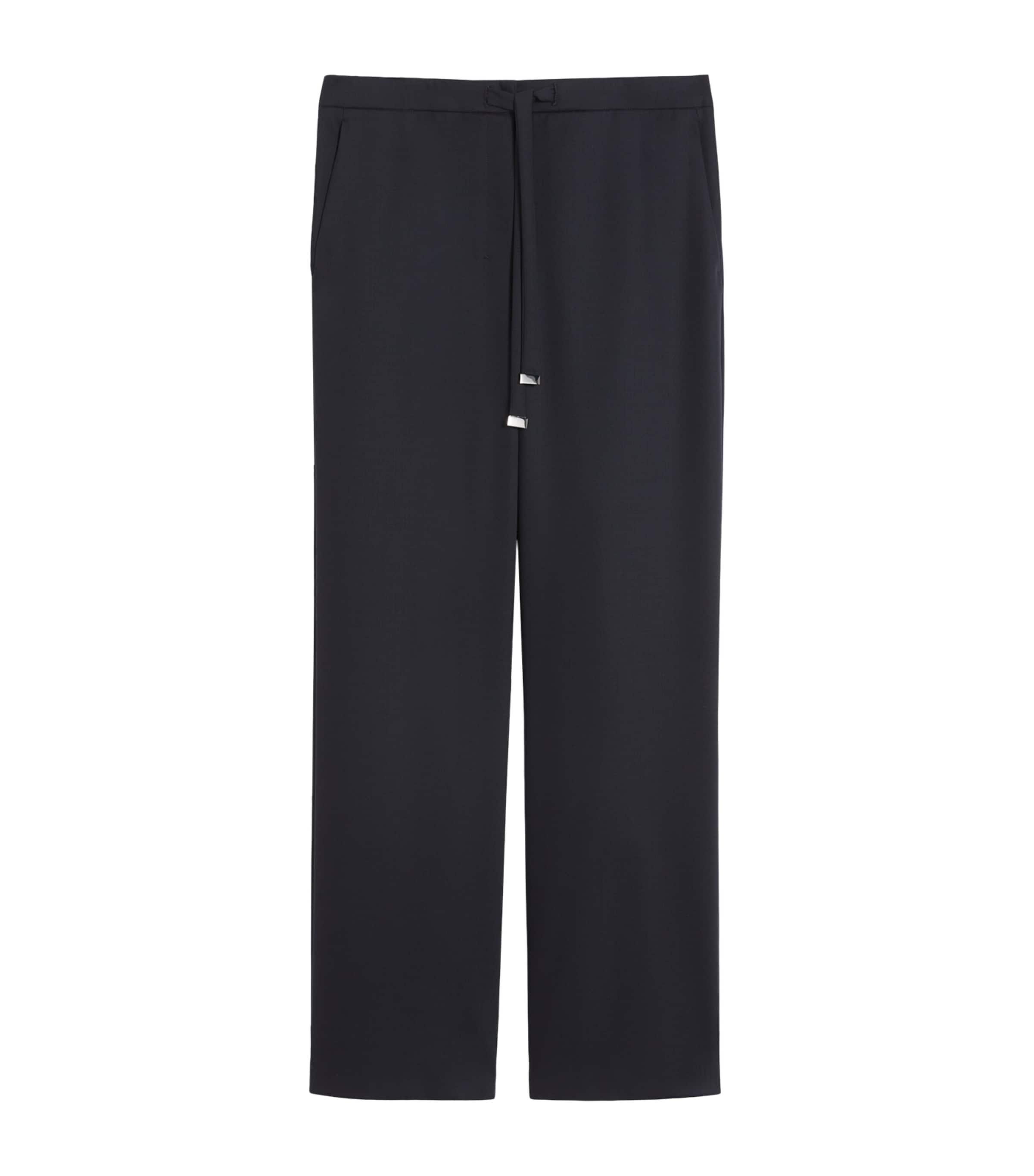 Max Mara Wool Gabardine Cropped Trousers by MAX MARA