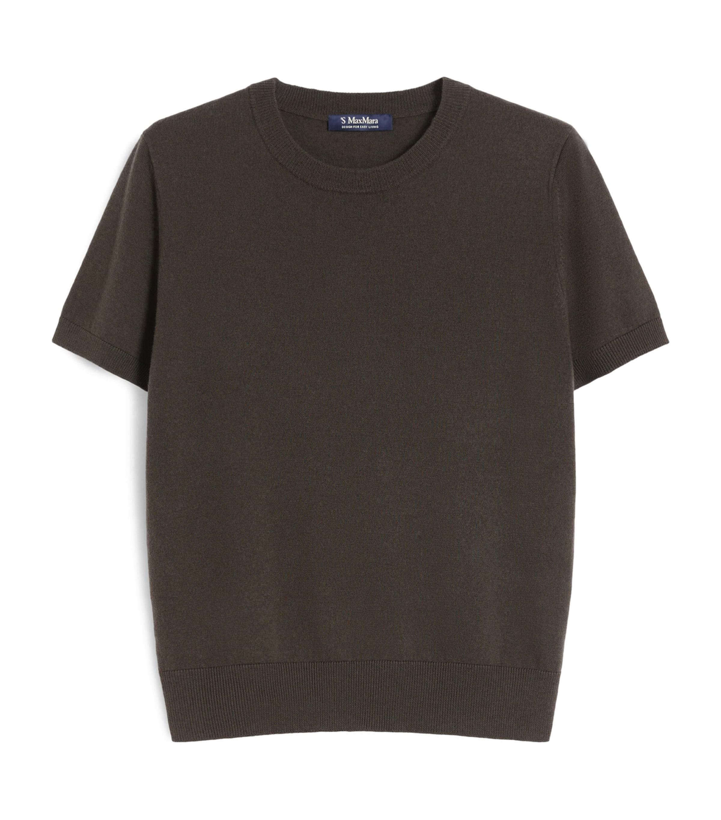 Max Mara Wool Short-Sleeve Sweater by MAX MARA