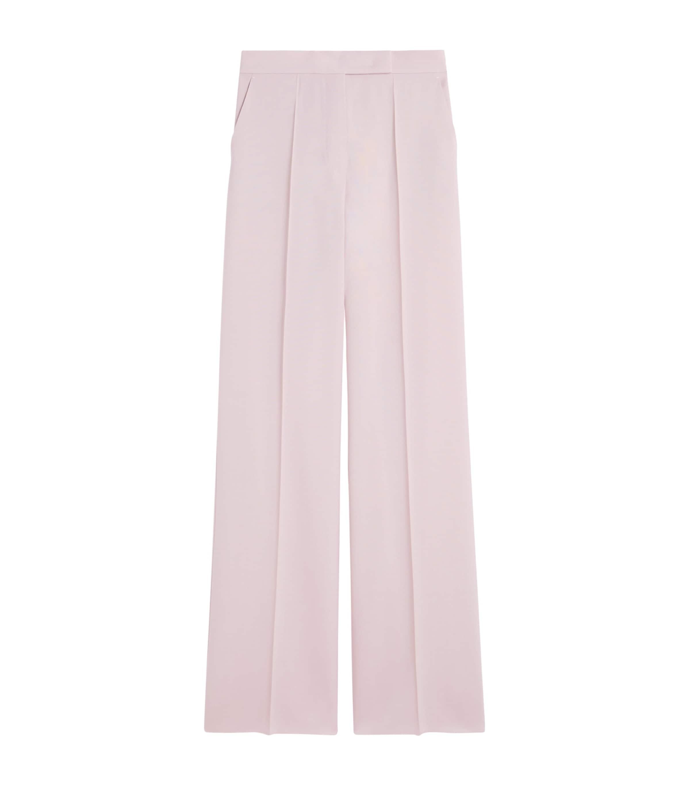 Max Mara Wool-Silk Tailored Trousers by MAX MARA
