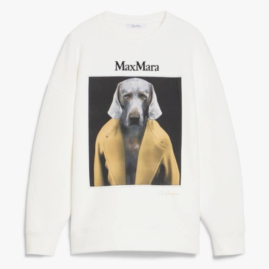 Max Mara X William Wegman Bacco Sweater by MAX MARA