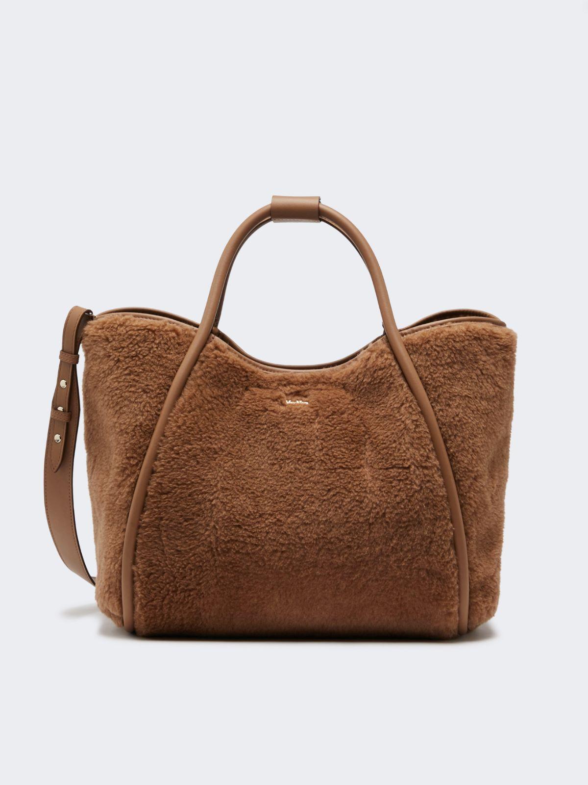 Medium Teddy fabric Marine bag by MAX MARA