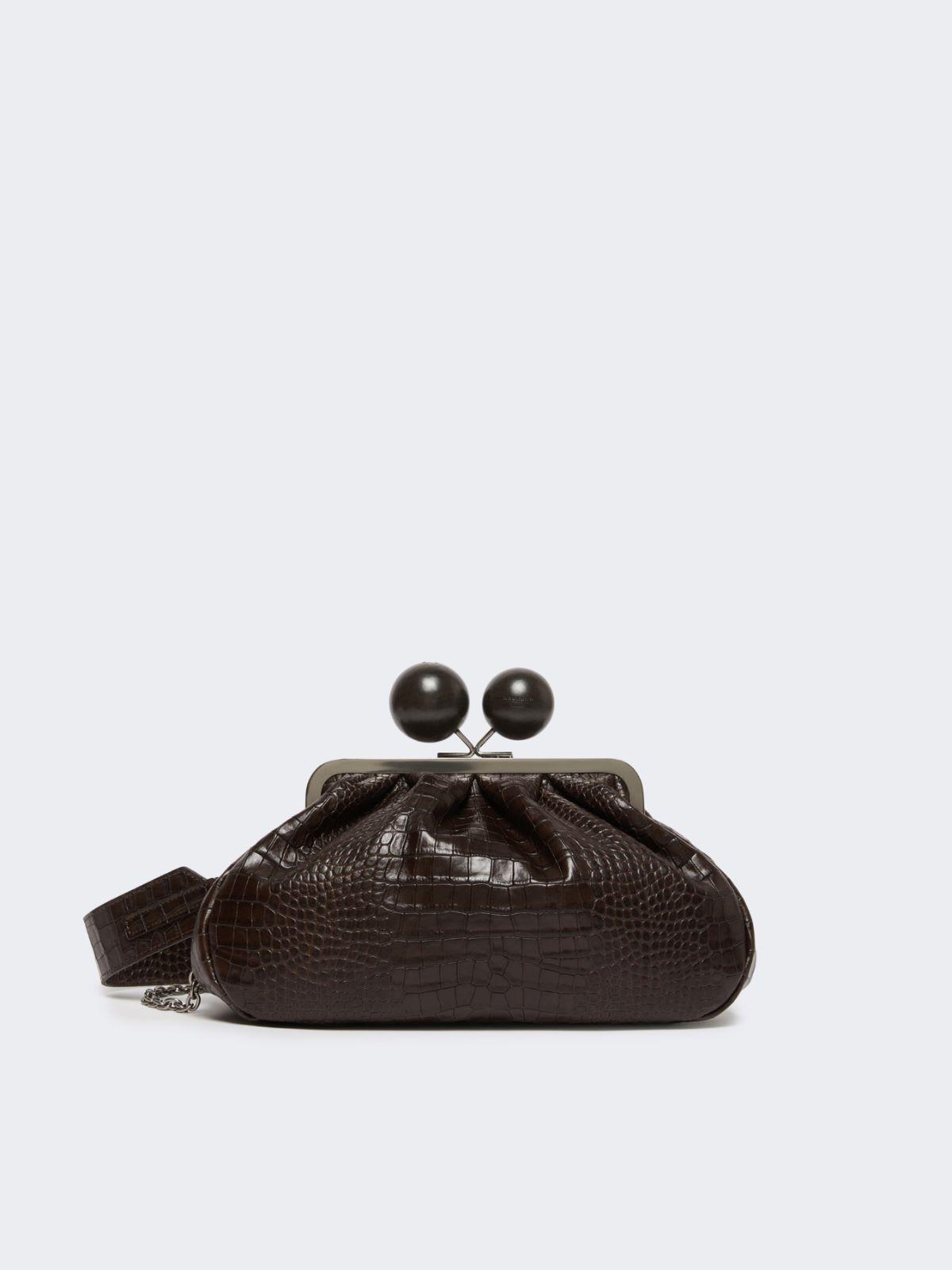 Medium crocodile-print leather Pasticcino Bag by MAX MARA