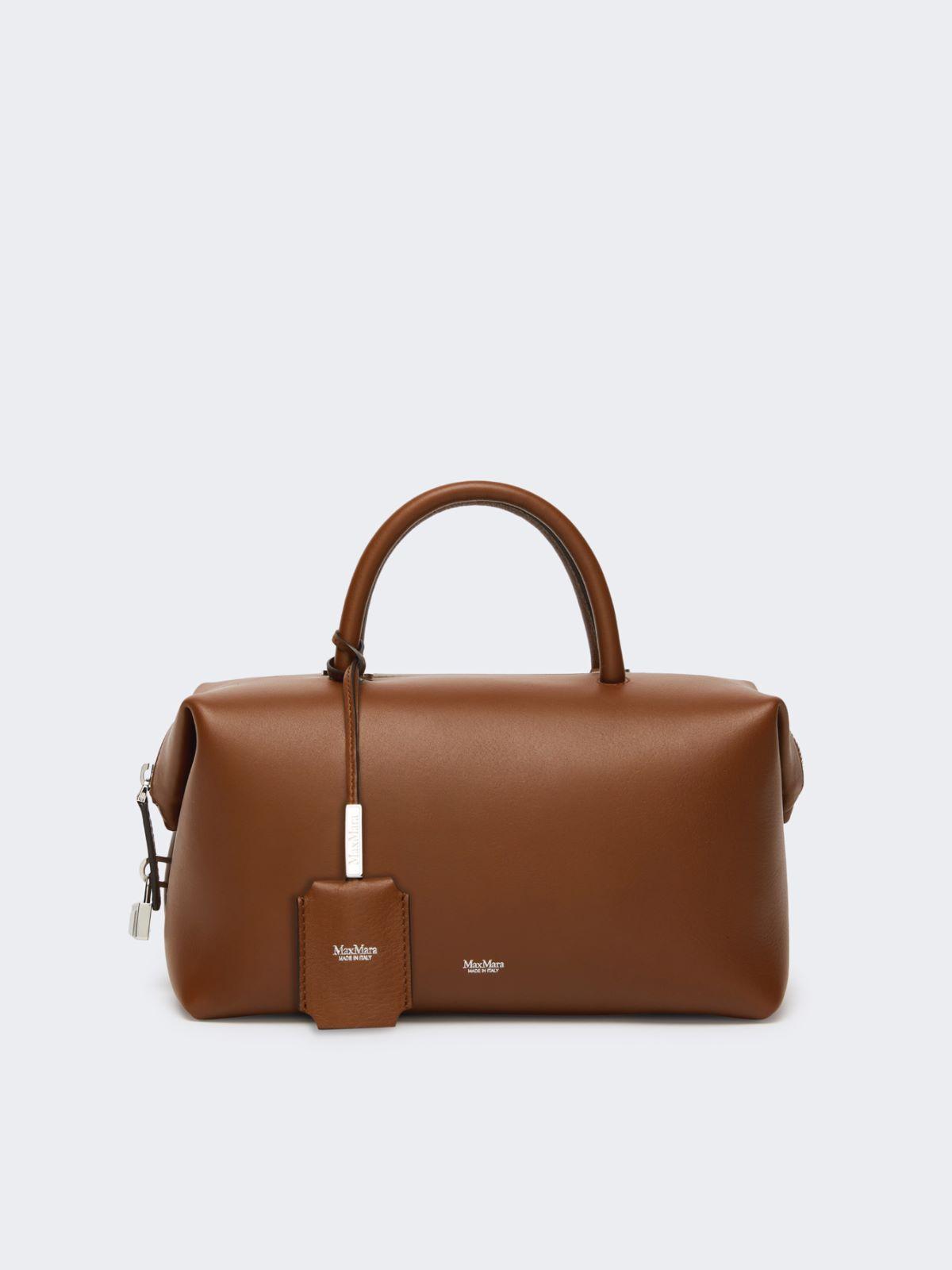 Medium natural leather bowler bag by MAX MARA