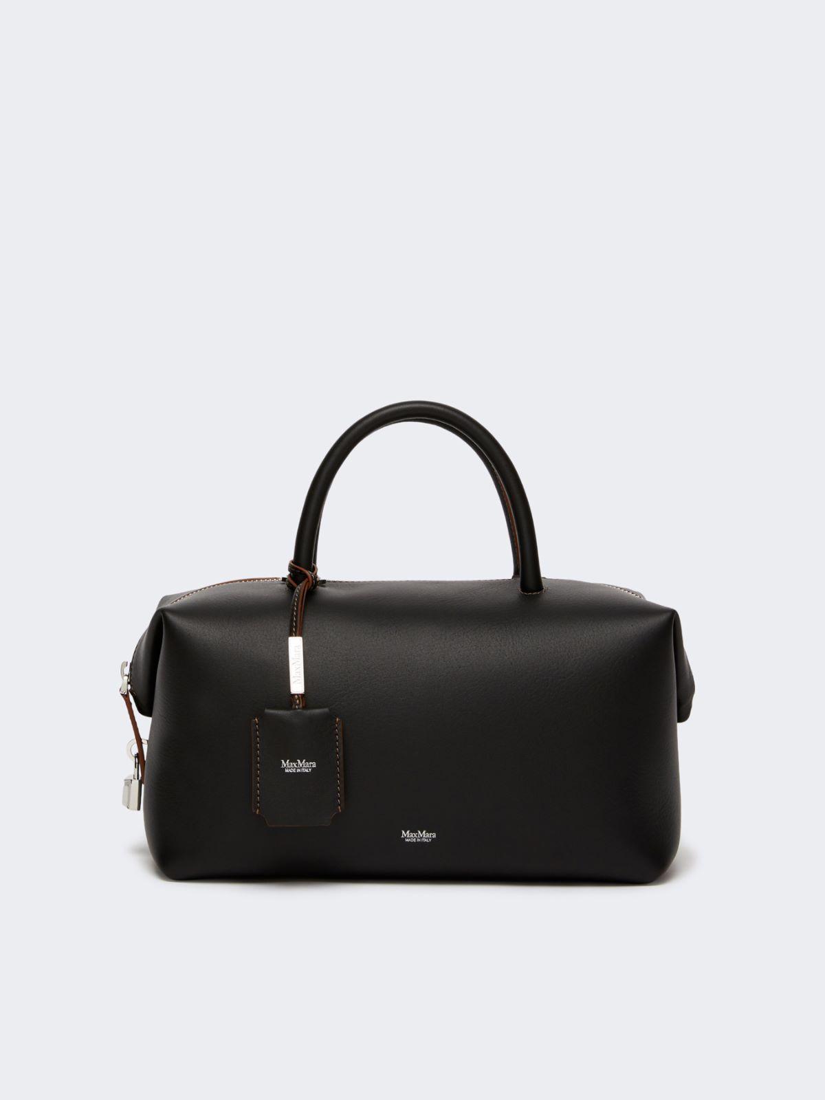 Medium natural leather bowler bag by MAX MARA