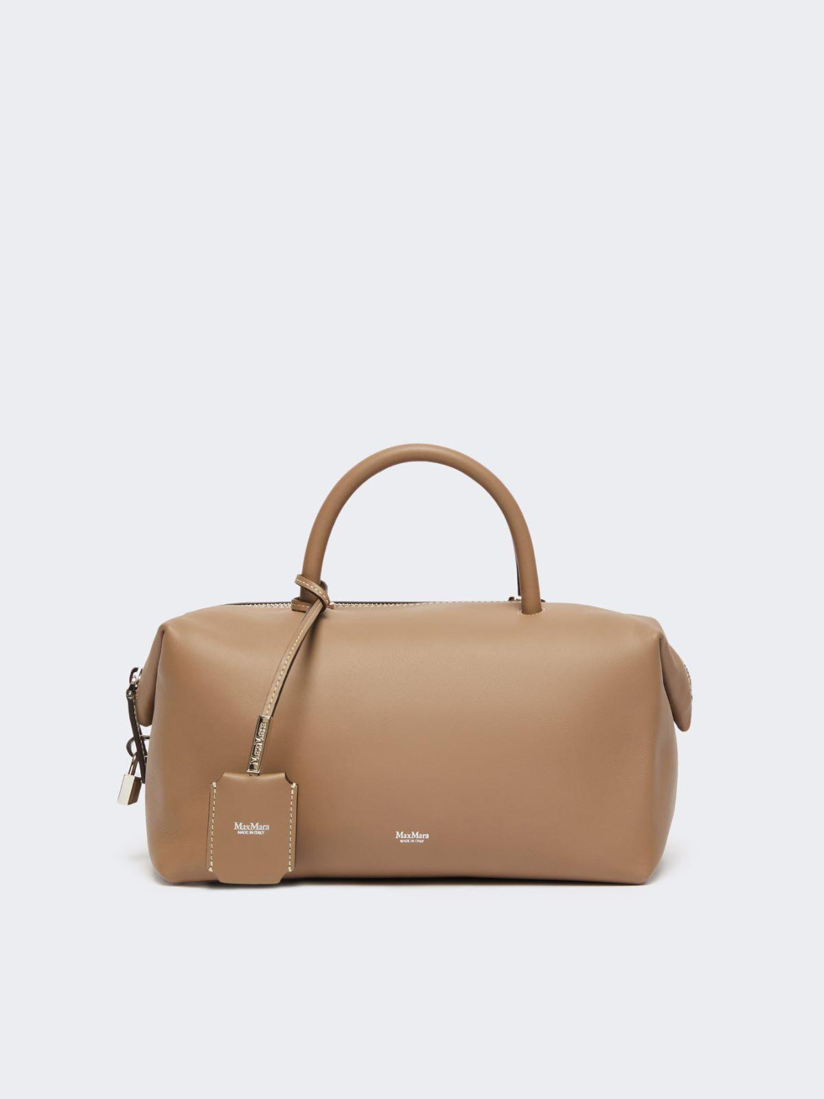 Medium natural leather bowler bag by MAX MARA
