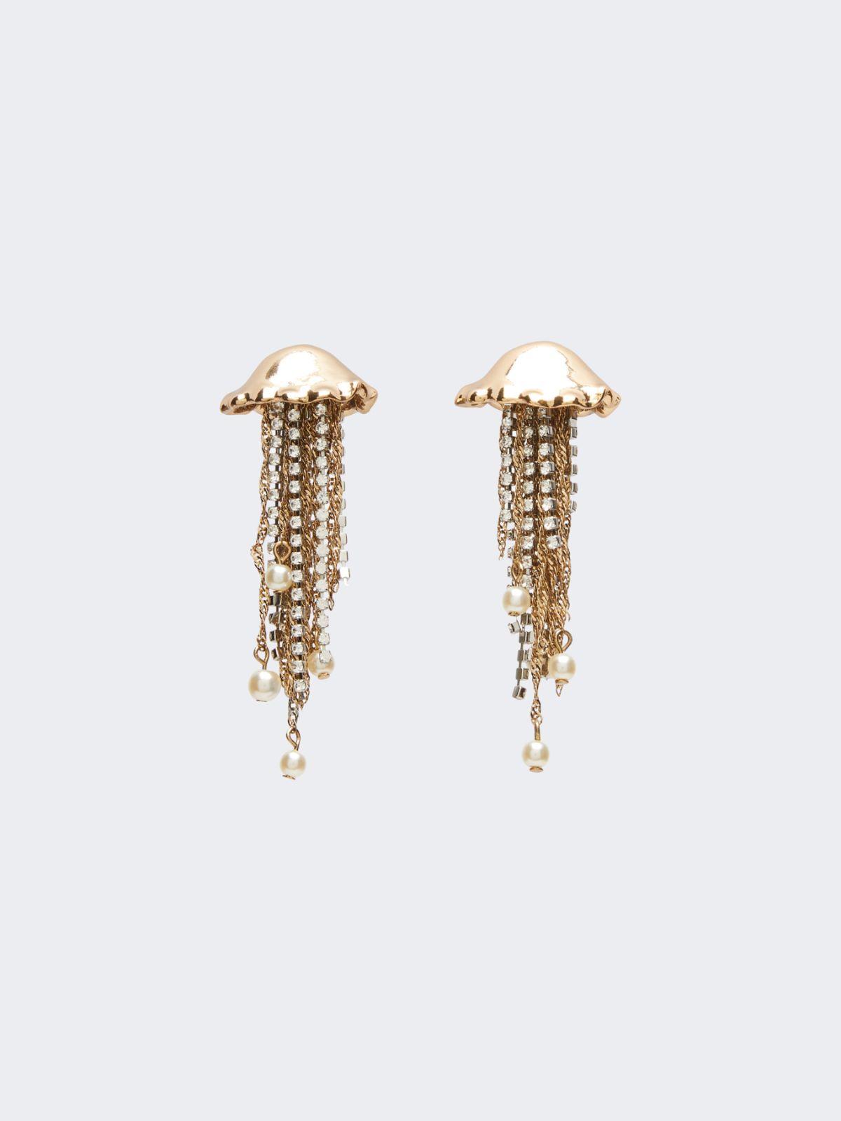 Metallic earrings by MAX MARA