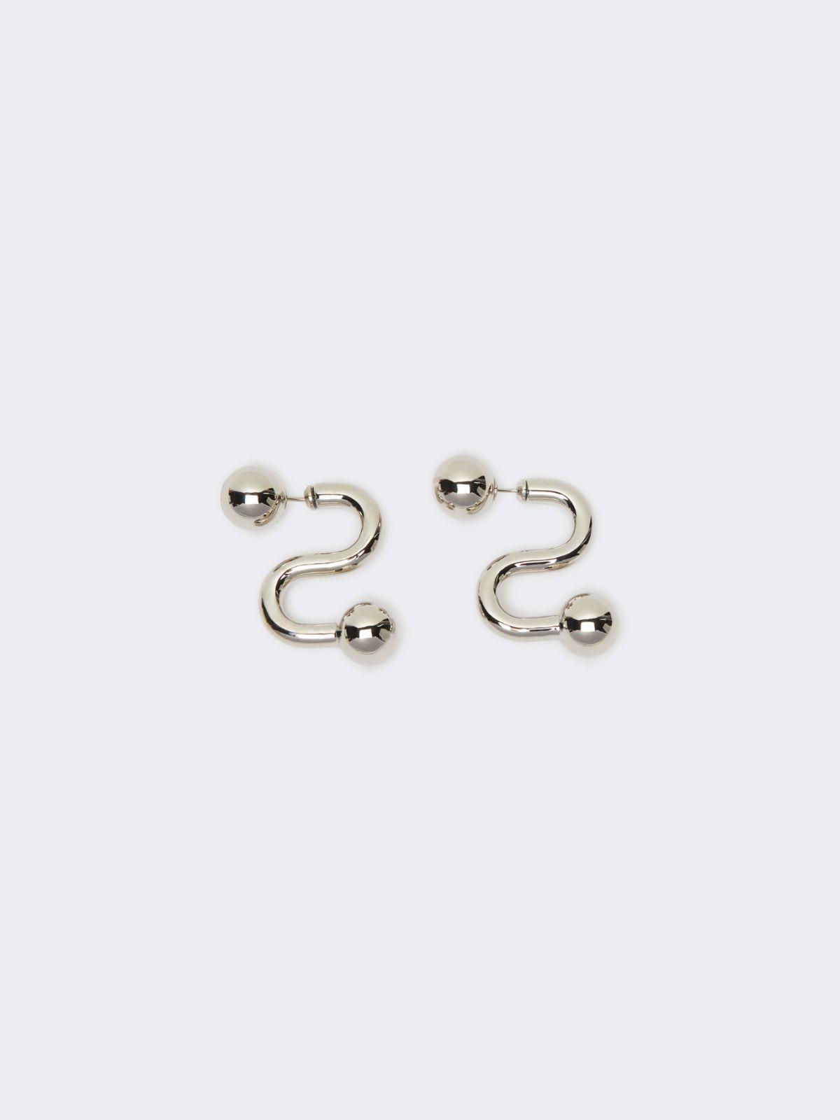 Metallic earrings by MAX MARA