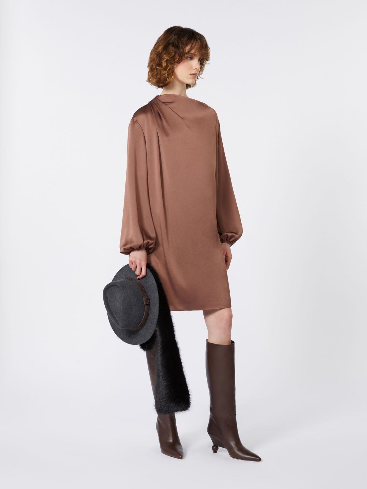 Minidress in shiny envers satin by MAX MARA