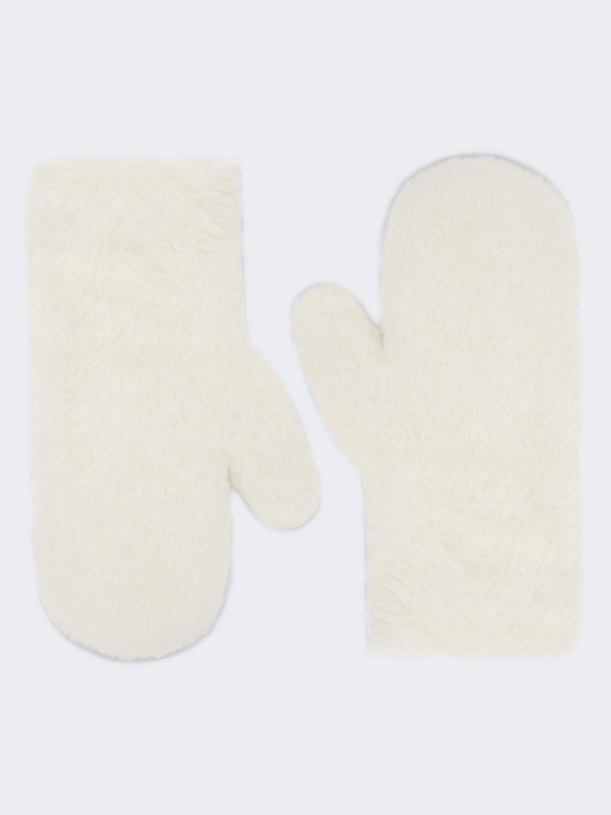 Mittens in alpaca and wool Teddy fabric by MAX MARA