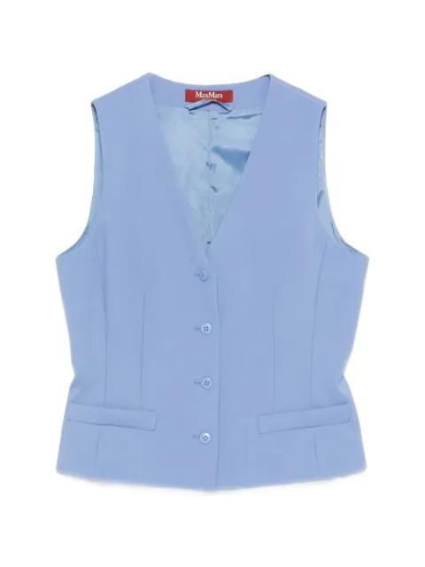 Mstmadia button V-neck waistcoat by MAX MARA