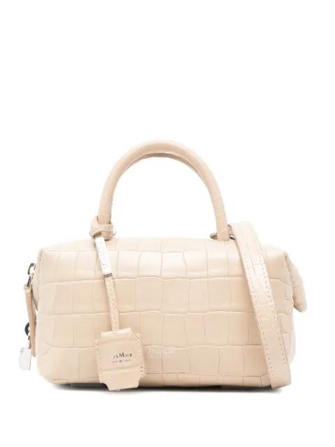Mxaholdalls top-handle croco-effect mini bag by MAX MARA